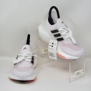 Adidas Ultraboost 21 Tokyo Cloud White/Solar Red Womens Size Multi S23840 New